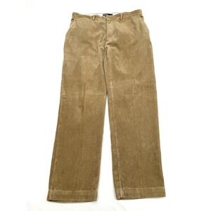 Polo Ralph Lauren Vintage 90s Corduroy Pants Men's Size 36x32 Beige Casual